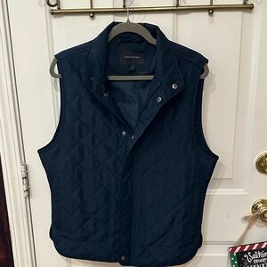 Banana Republic Dark Blue Quilted Vest